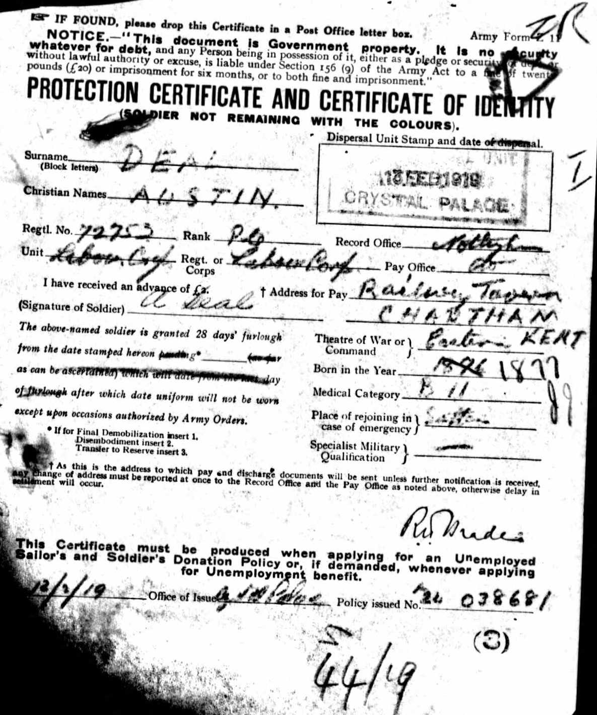 Austin Deal - WWI Record - Page 9